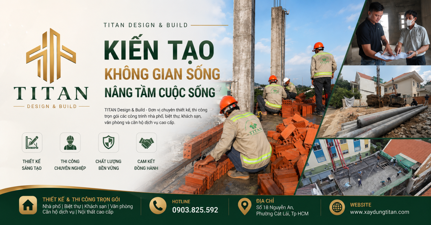 TITAN Design & Build | Thiết kế & Thi công Nhà phố, Biệt thự cao cấp